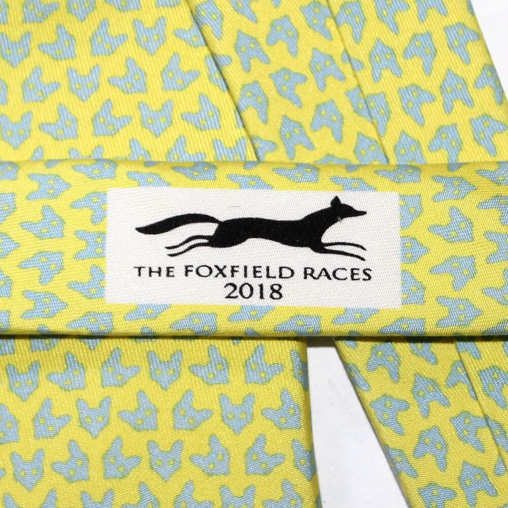 Vineyard Vines Necktie Foxfield Horse Races Charlottesville VA 2018 Silk custom